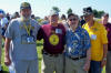 (1357) Waiting our turn to climb aboard.  Paul Reeves, Ken Fields, John Hastings, Bob Mix.  (Robert Mix)