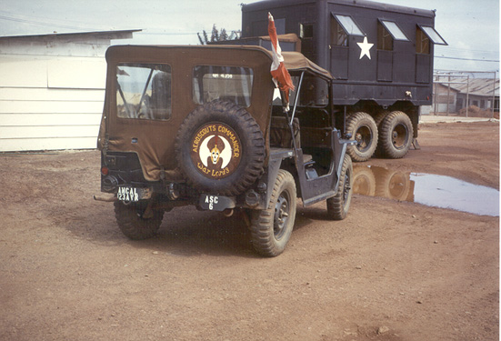 The CO's jeep