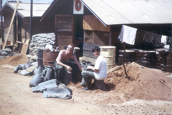 I think these fellas worked in the avionics shop, I think the guy on the right is named Lawson.