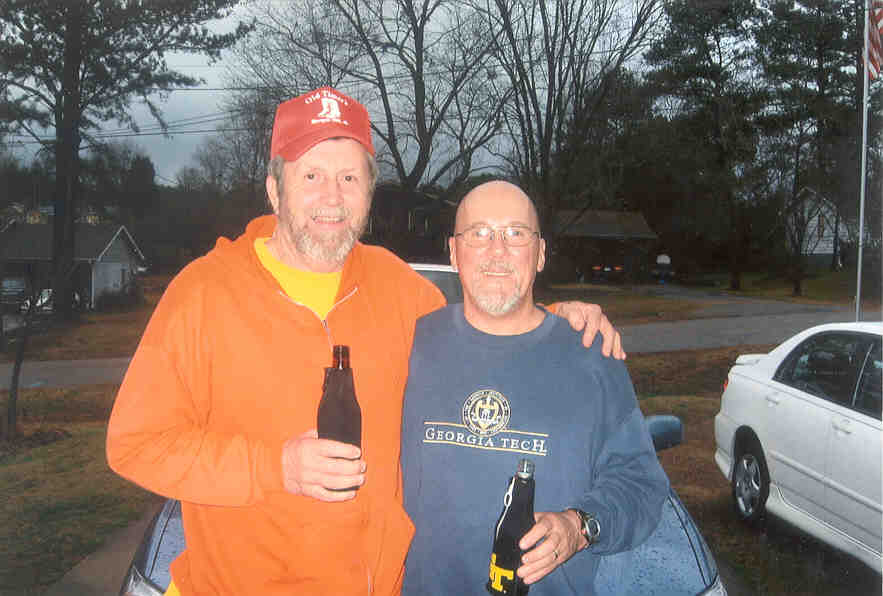 Paul Reeves and Kenny Feilds at a recent gathering.  Paul lives in Alabama and Kenny in Georgia; they are still the best of friends to this day.