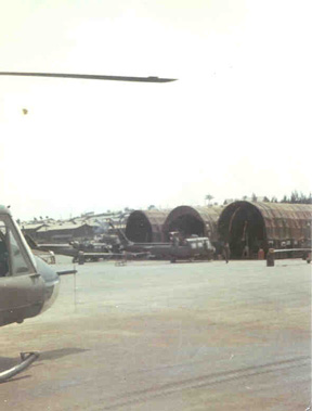 Pelican 886 in the maintenance hanger at Ky Ha