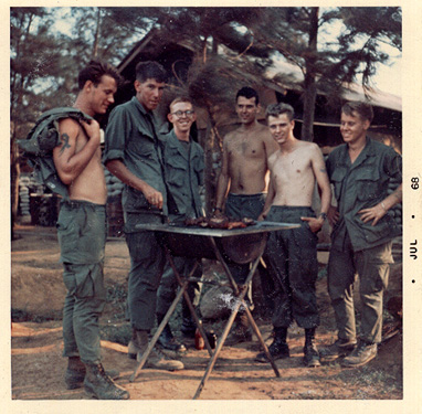 (12)  Barry Bomberg, unknown, Jim ONeil, Gary Bassett, unknown, Aldrich