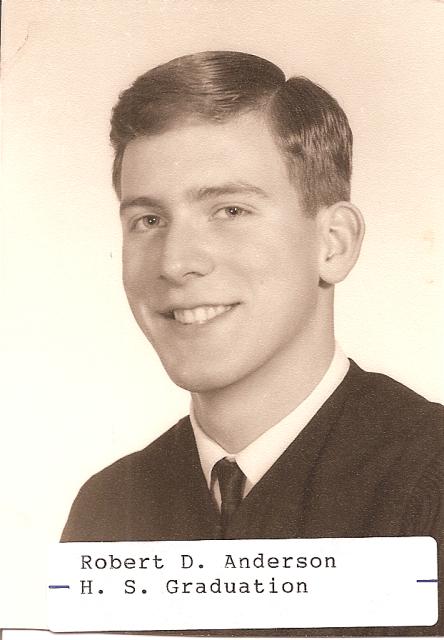 Bob's High School Graduation Picture... what nice looking guy.