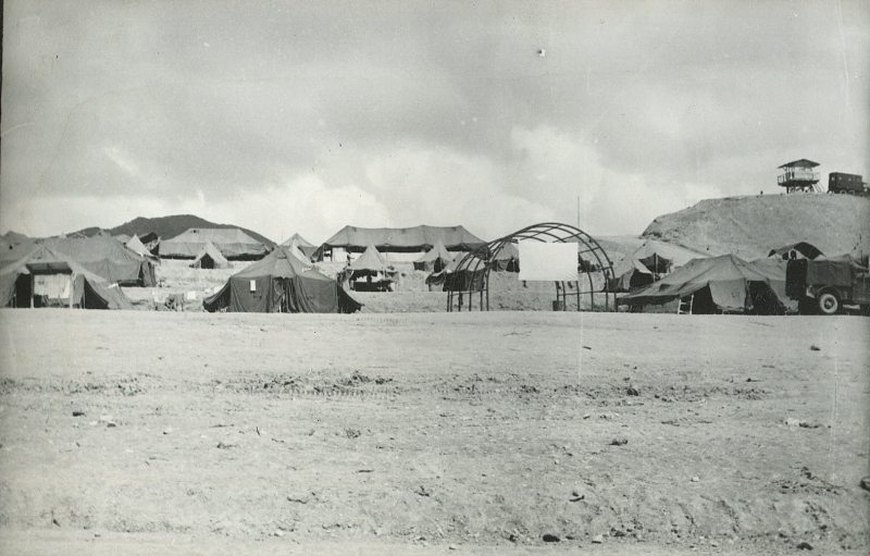 (5015) Camp Lane: Control Tower, Movie Theater and Quarters.