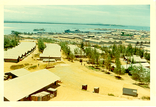 EM Barracks area for the 123rd AHB, I believe the building in the forground was the company supply building.